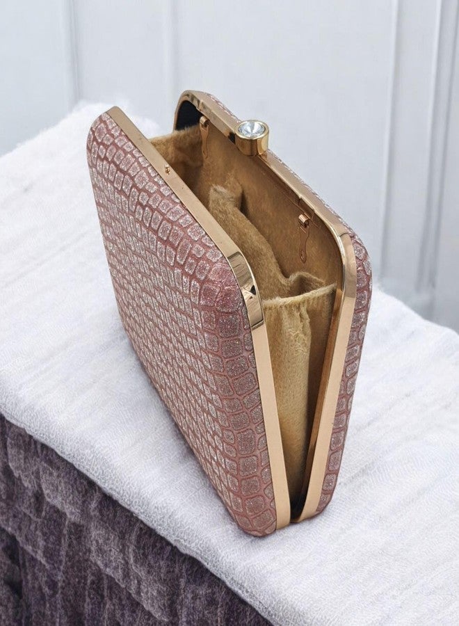 Tinth 3D Frame Box Clutch For Women (Pink) - Image 4
